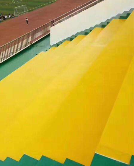 岳阳楼球场台阶翻新修补改造